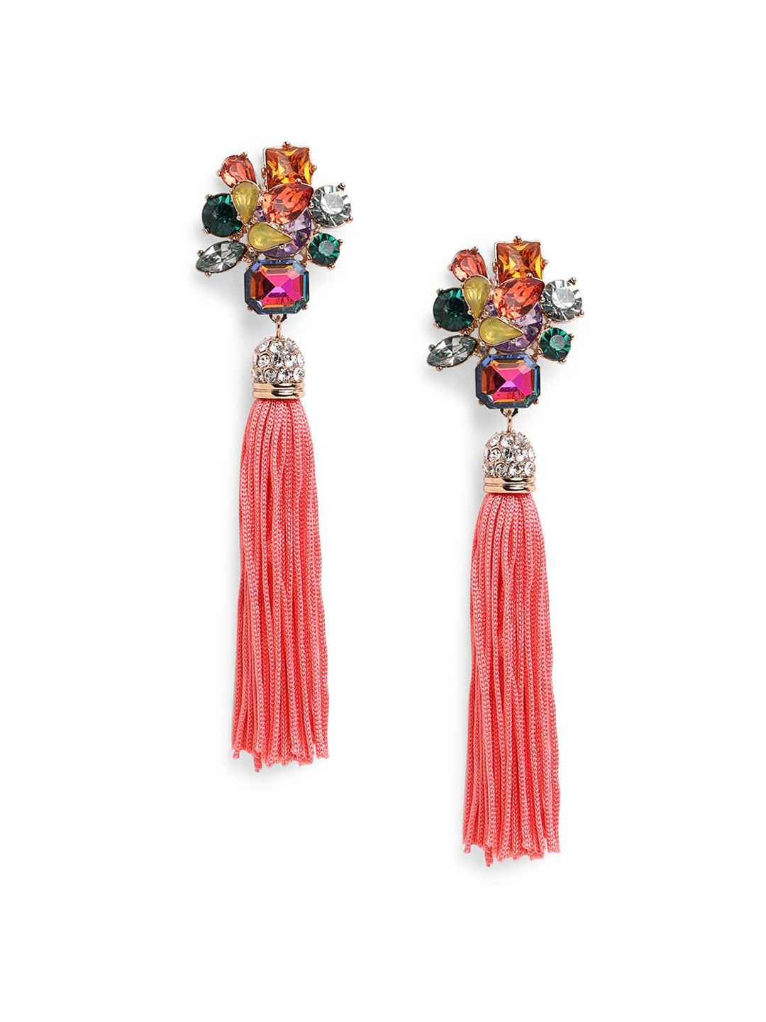 ALDO Stones Studded Contemporary Drop Earrings