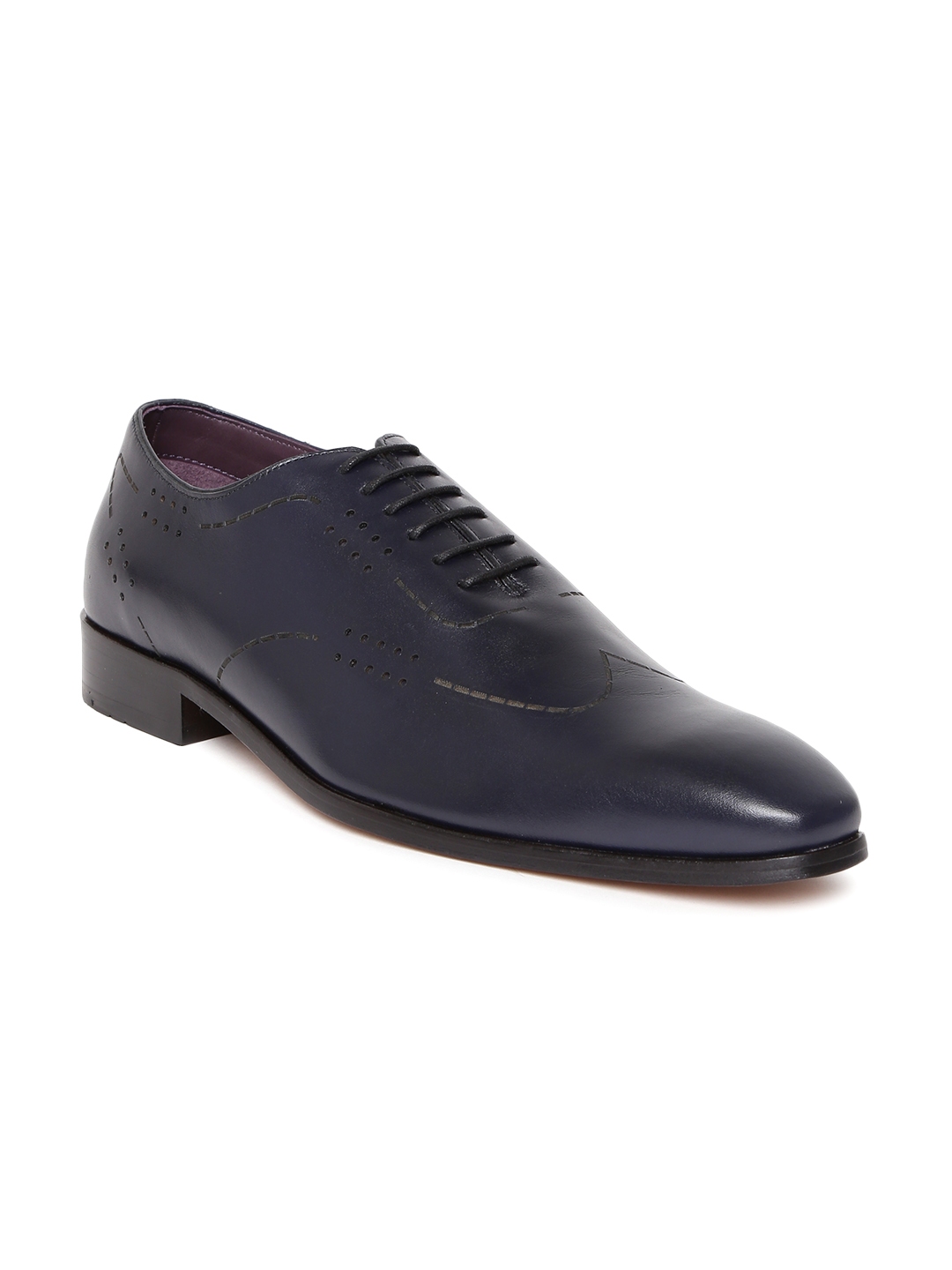 Buy Luxure by Louis Philippe Men Navy Leather Semiformal Shoes Formal Shoes for Men 2253869 Myntra