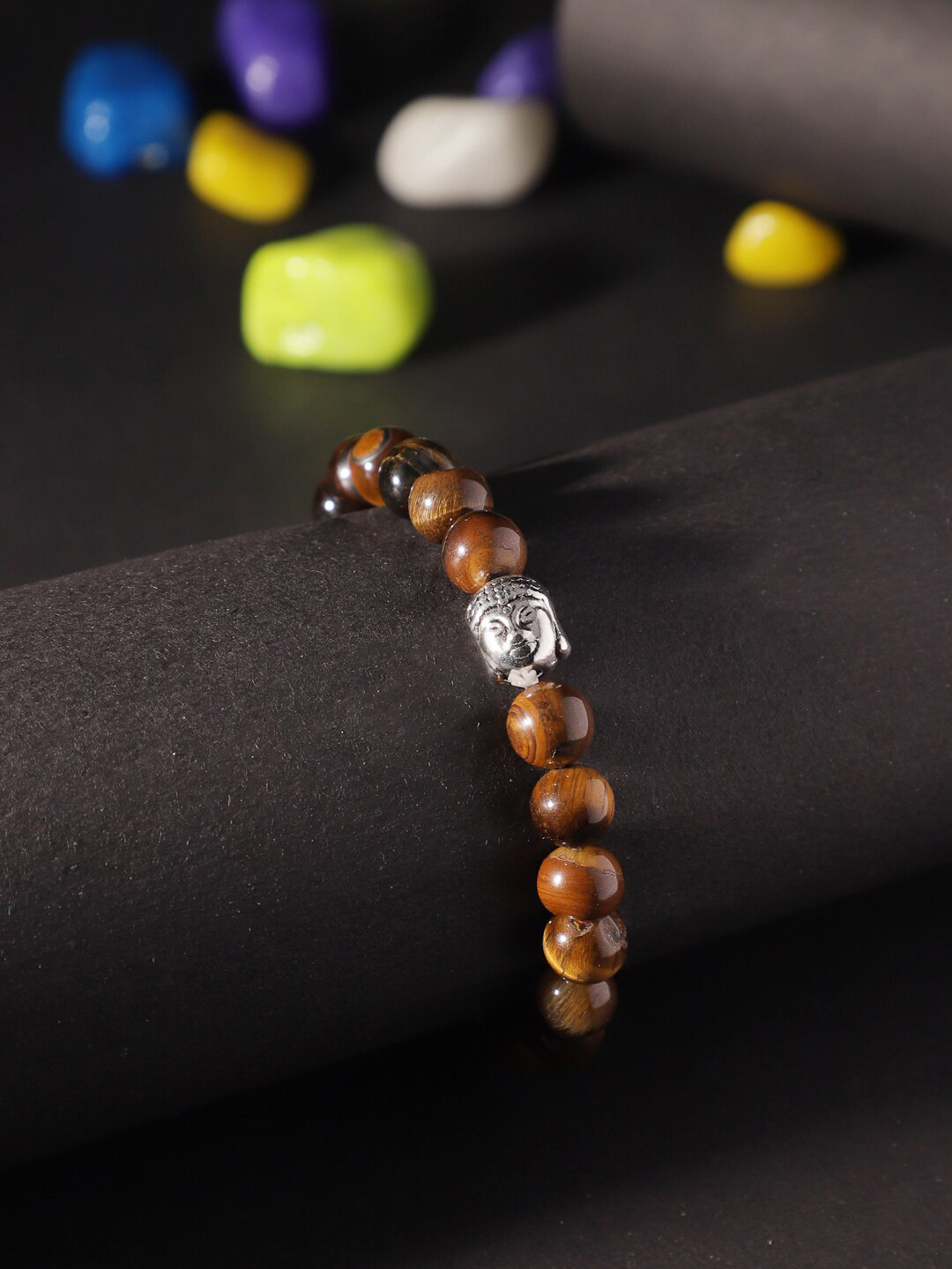 TAG 7 Natural Stone Tigers Eye Bracelet