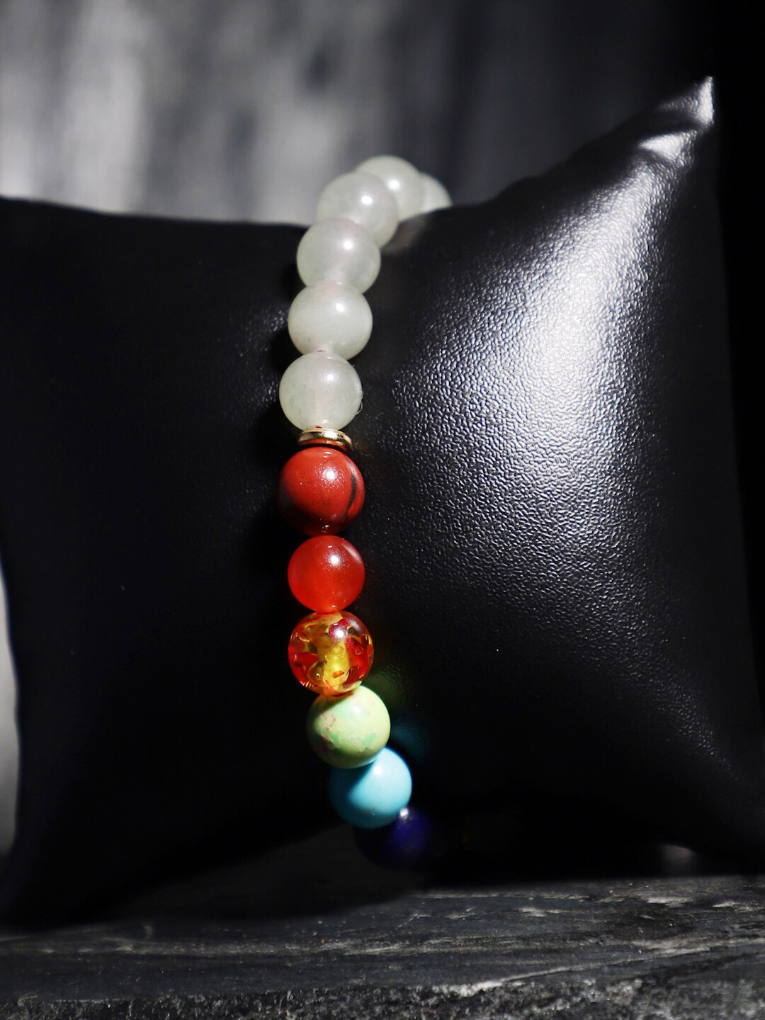 TAG 7 Artificial Beads Natural Stone Bracelet