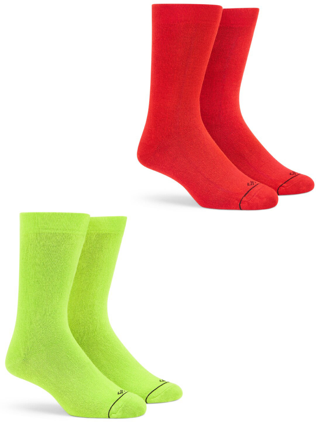 Dynamocks Pack Of 2 Odour free Bamboo Calf-Length Socks