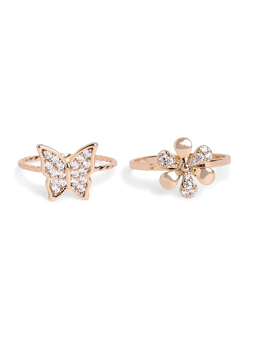 ALDO Set of 2 Stone-Studded Ring