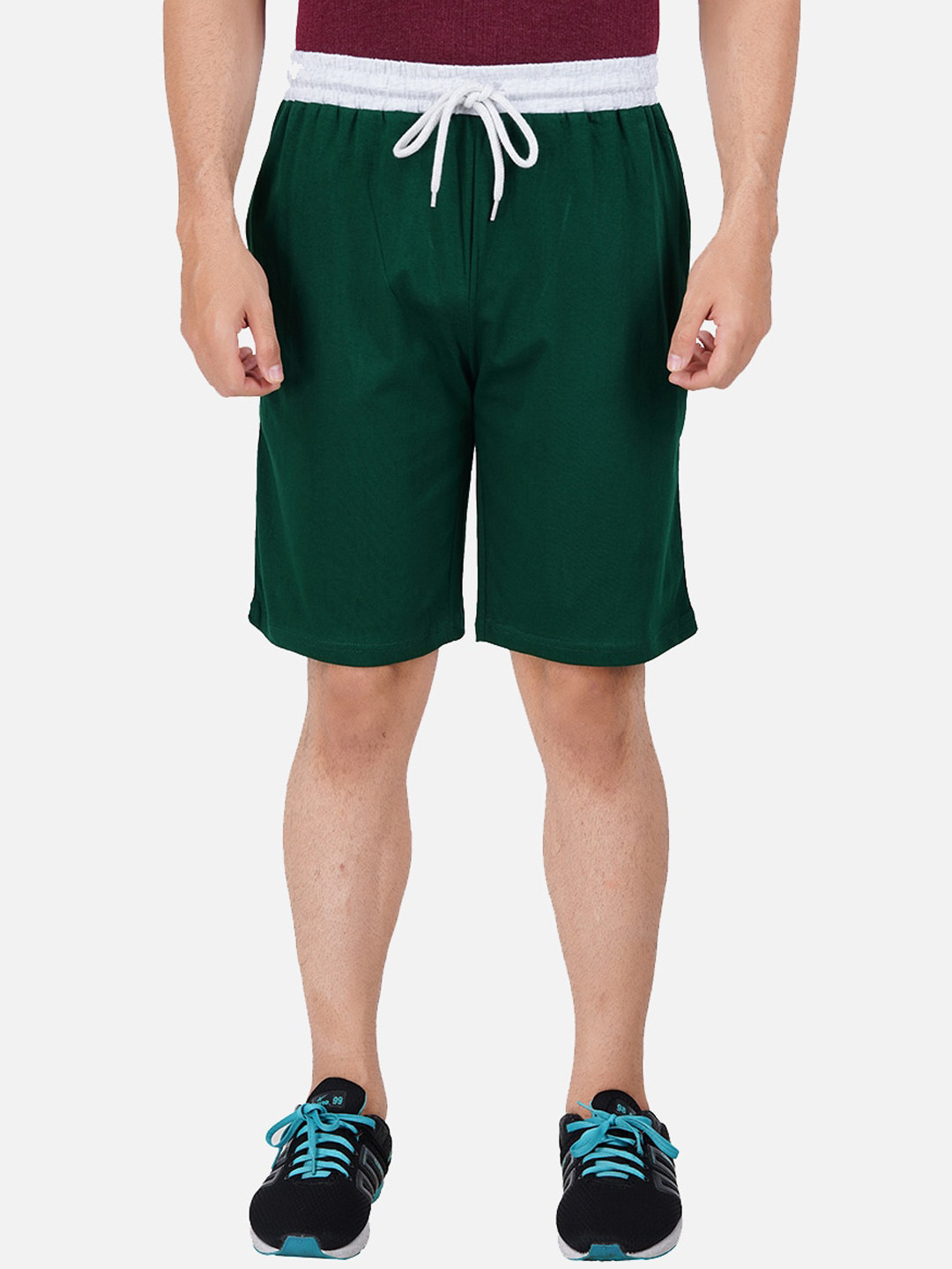 PRIDE APPAREL Men Antimicrobial Technology Above Knee Pure Cotton Shorts