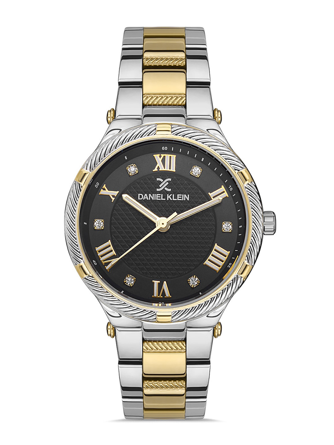 Daniel Klein Women Embellished Dial Bracelet Style Straps Analogue Watch DK.1.13414-4