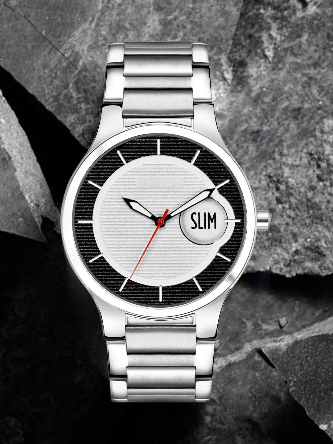 Shocknshop Men Stainless Steel Bracelet Style Straps Analogue Watch MT411