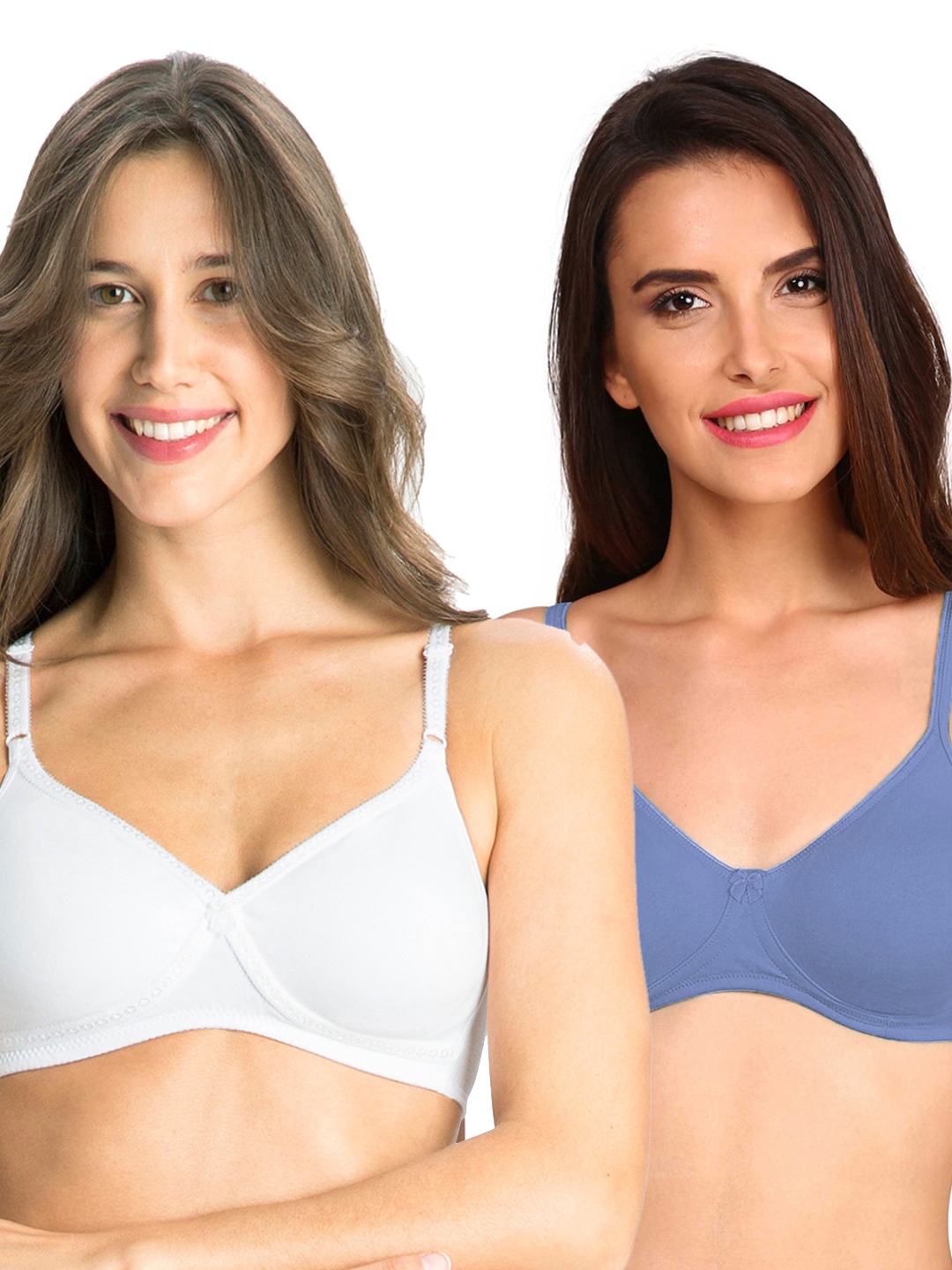 Jockey Iris Blue Seamless Shaper Bra - Style#1722