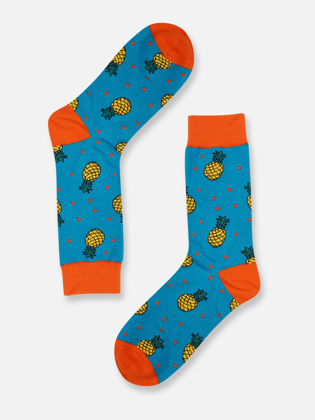 TOFFCRAFT Men Patterned Cotton Above Knee-Length Socks