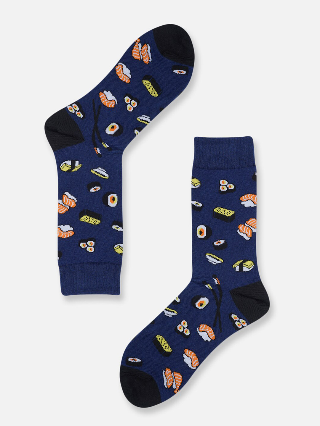 TOFFCRAFT Men Patterned Cotton Calf-Length Socks