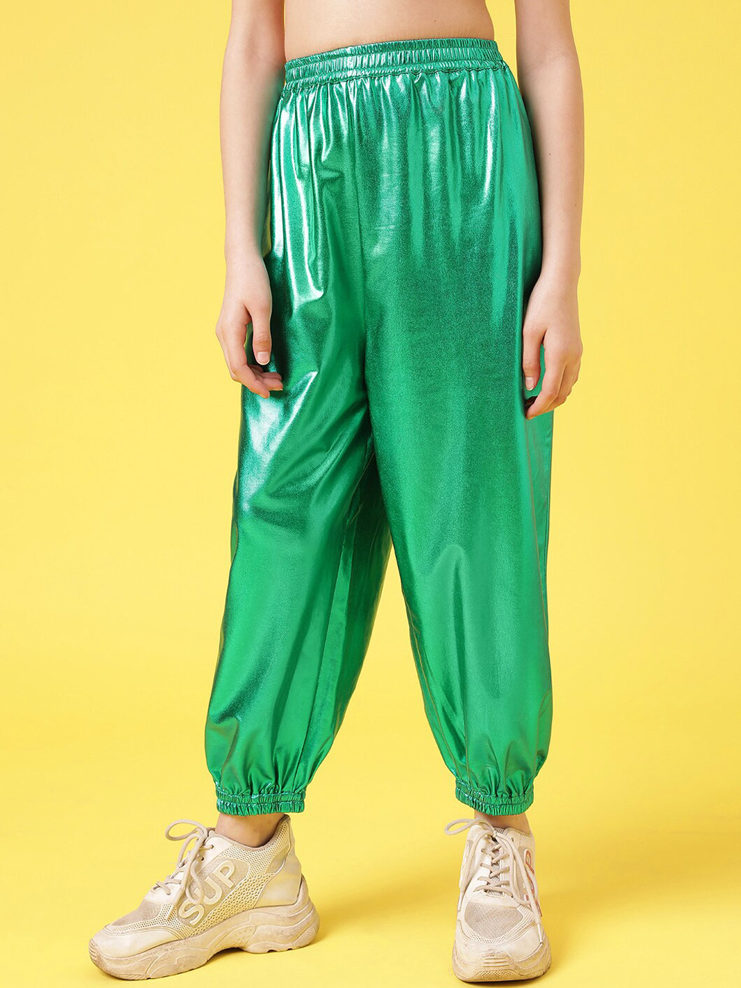 A.T.U.N. Girls Mid-Rise Relaxed Loose-Fit Joggers