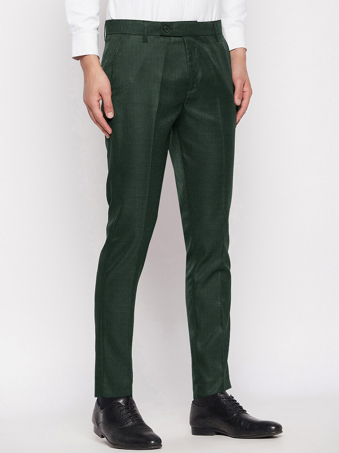 VEI SASTRE Men Smart Slim Fit Viscose Rayon Formal Trouser