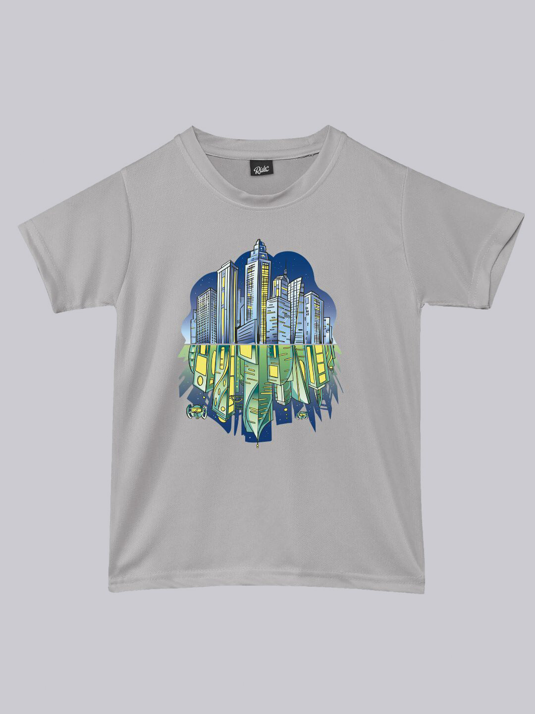 RISH Boys Graphic Printed Round Neck Short Sleeves Loose T-shirt