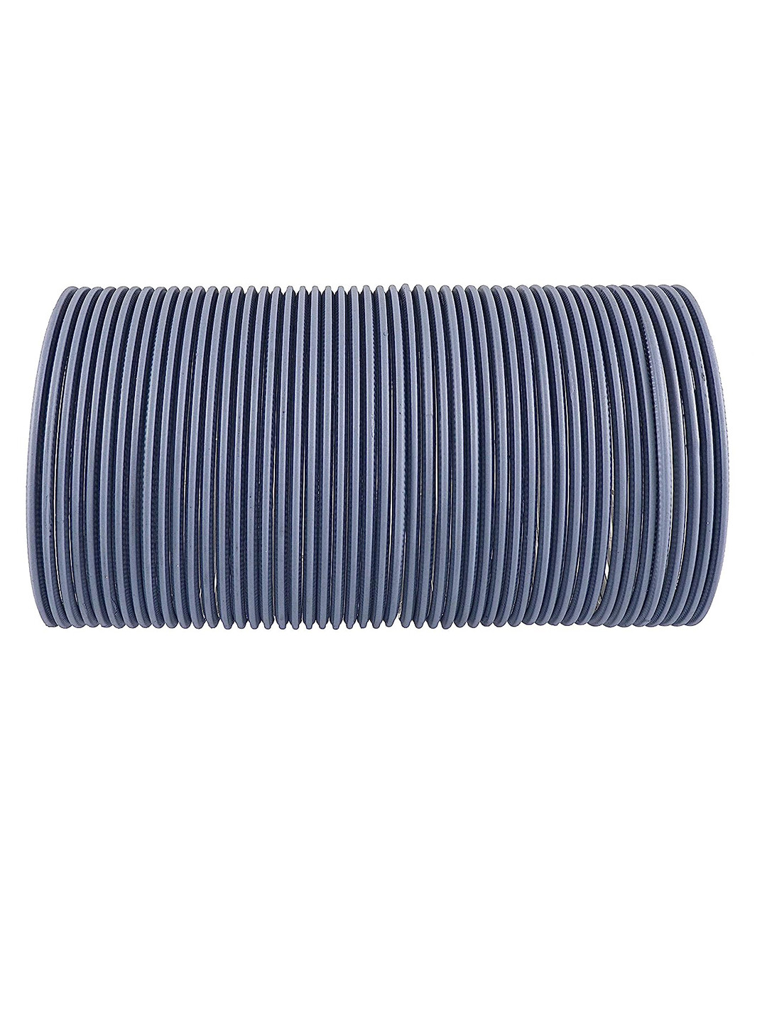 NMII Set Of 48 Cutting Shaped Matte Finished Metal Bangles