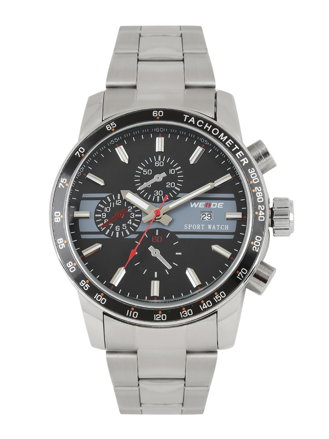 WEIDE Men Black & Grey Analogue Watch WH3313-3C