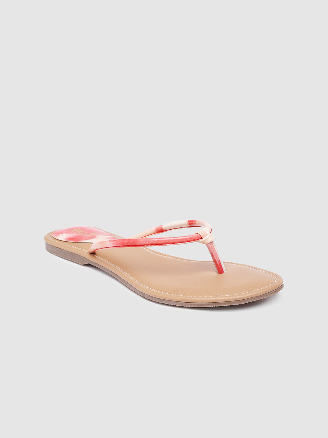 Inc 5 Abstract Print Thong Style Flats