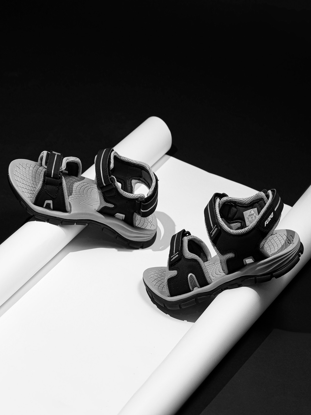 Buy FURO By Red Chief Men Textured Lightweight Sports Sandals