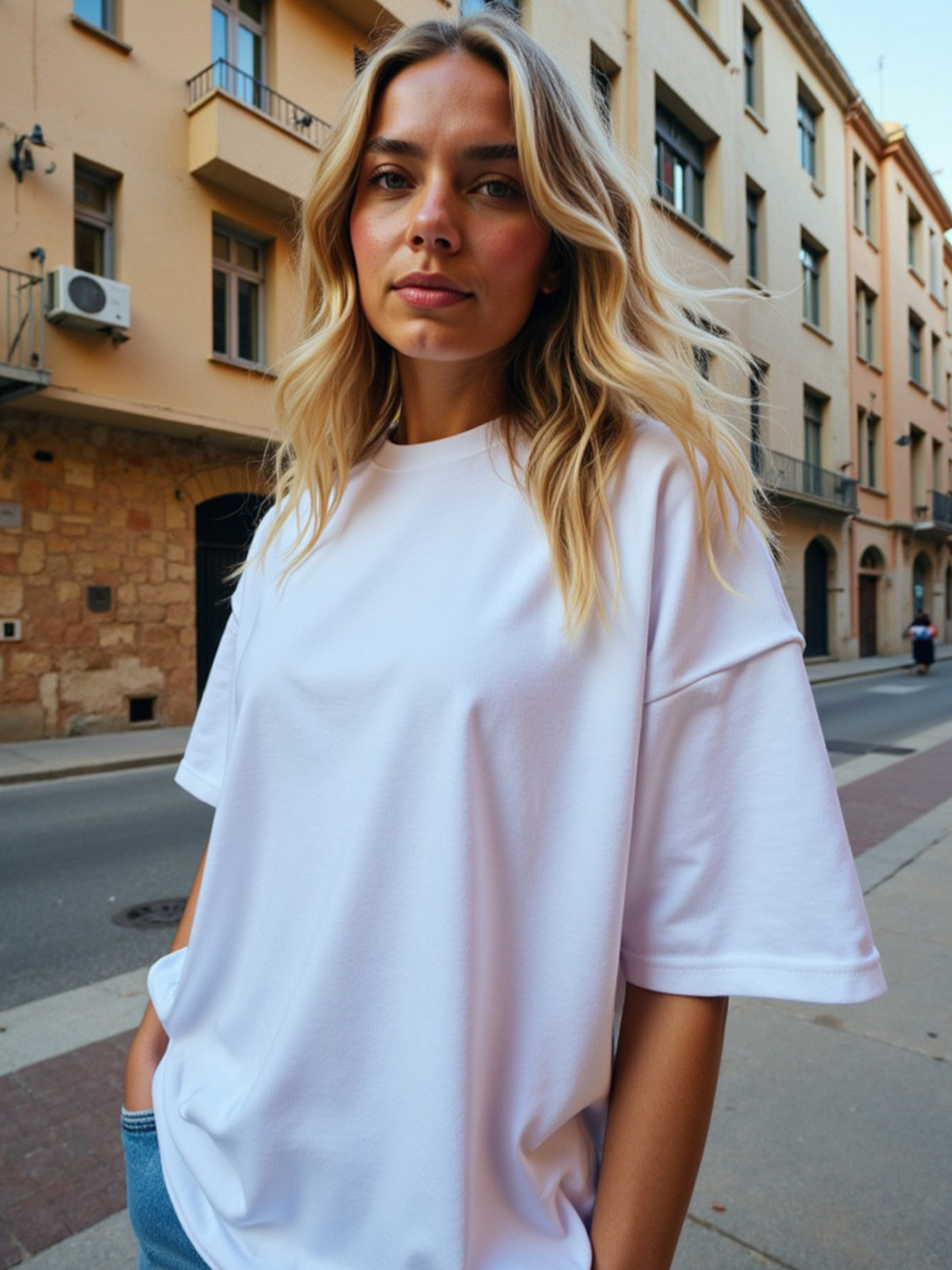 Mad Over Print Drop-Shoulder Oversize Fit Cotton T-shirt