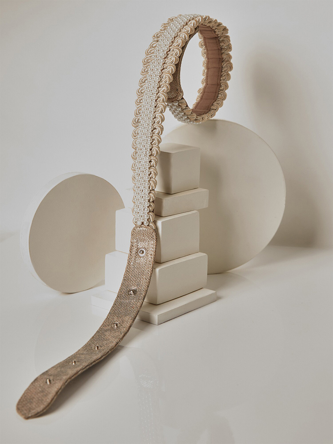 D'oro Women Embellished Interlock Belt