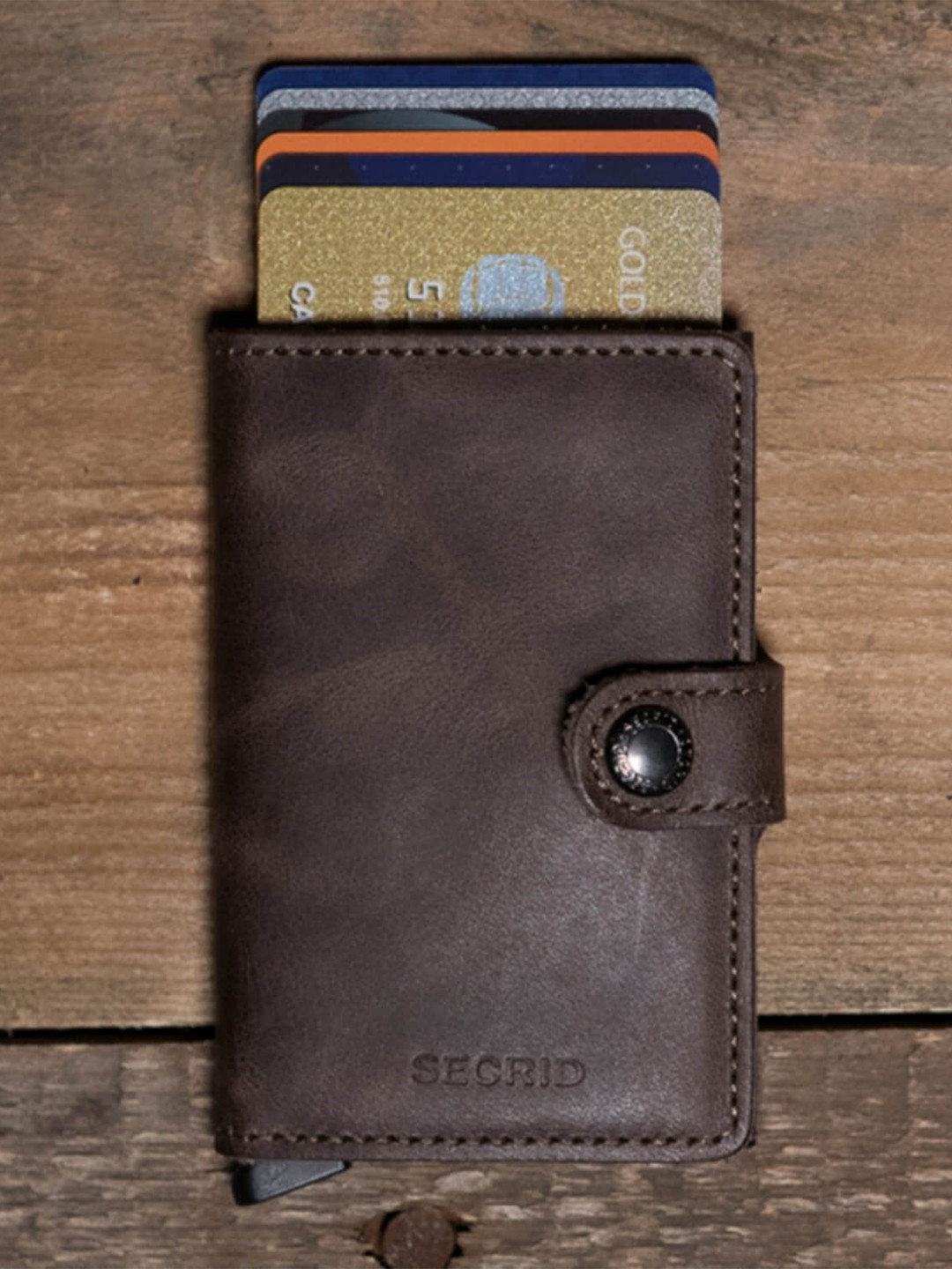 SECRID Chocolate Vintage Miniwallet