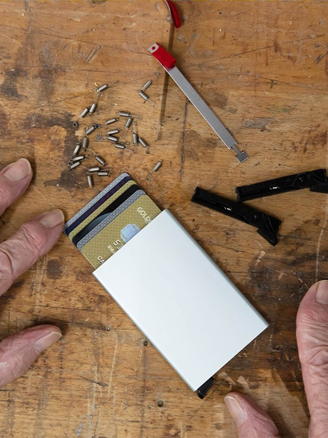 SECRID Silver Sleek Cardprotector Wallet