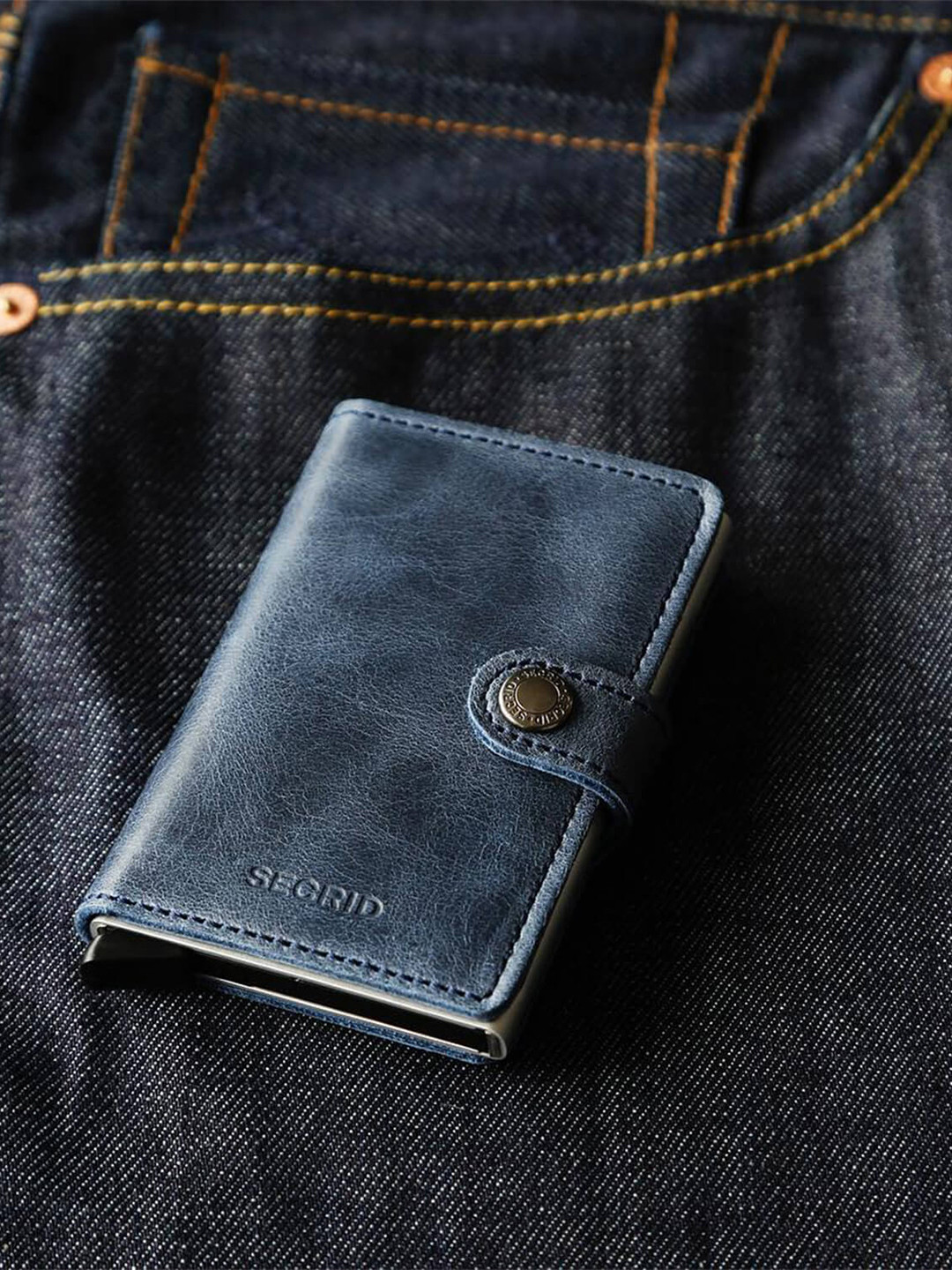 SECRID Blue Vintage Miniwallet