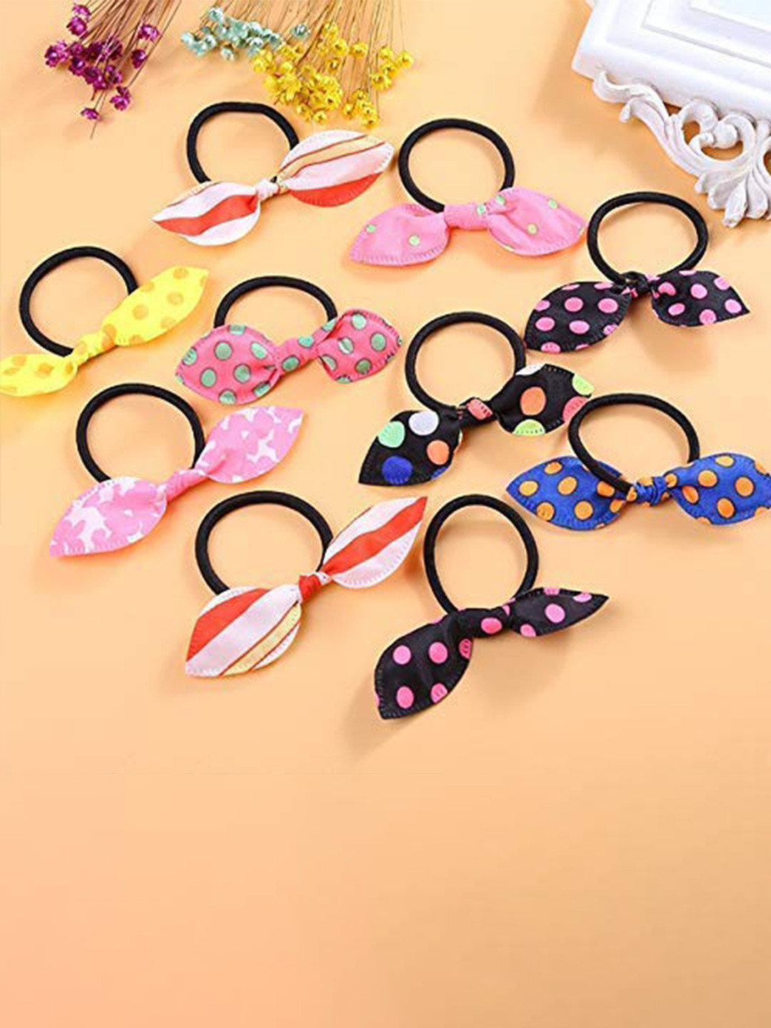 Krelin Women Set Of 20 Rubber Band Ponytail Holders