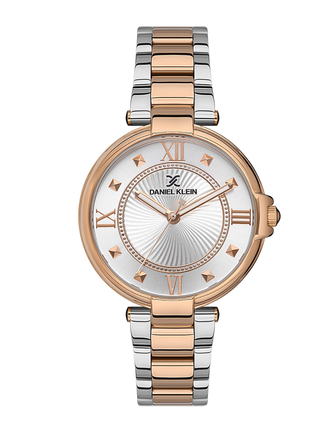 Daniel Klein Premium Women Textured Bracelet Style Straps Analogue Watch DK.1.13331-4