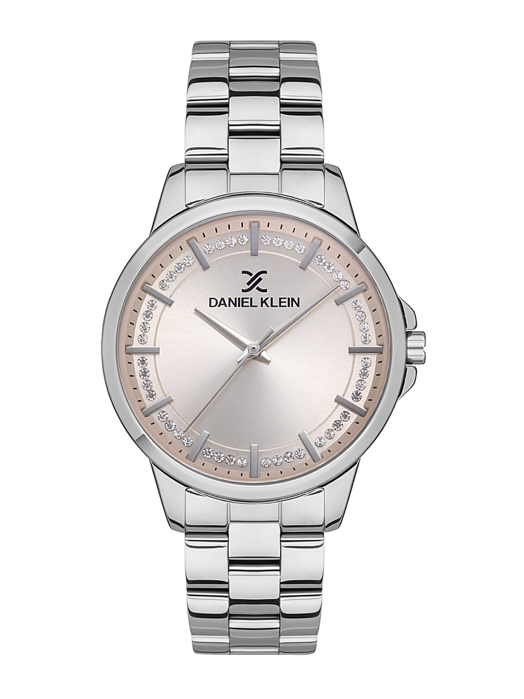 Daniel Klein Women Embellished Dial Bracelet Style Straps Analogue Watch DK 1 13344-2