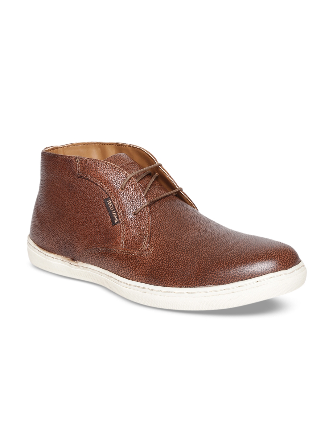 Buy Red Tape Men Brown Flat Boots 