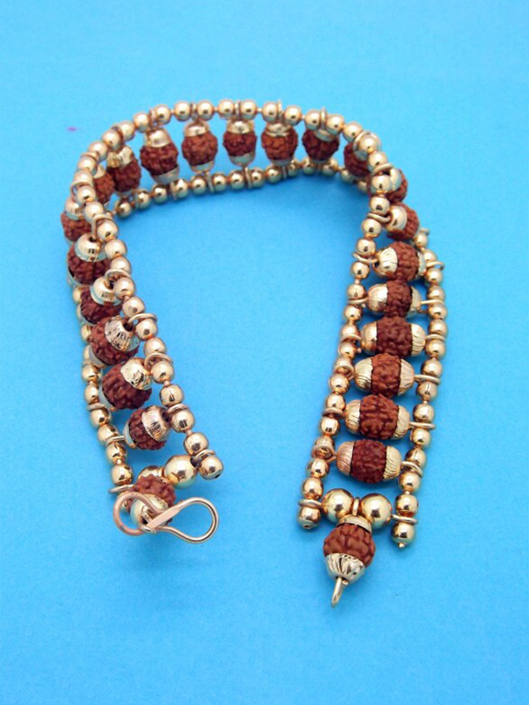 FEMMIBELLA Men Gold-Plated Link Bracelet