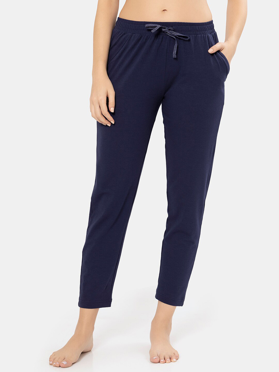 Amante Women Cotton Mid-Rise Lounge Pants