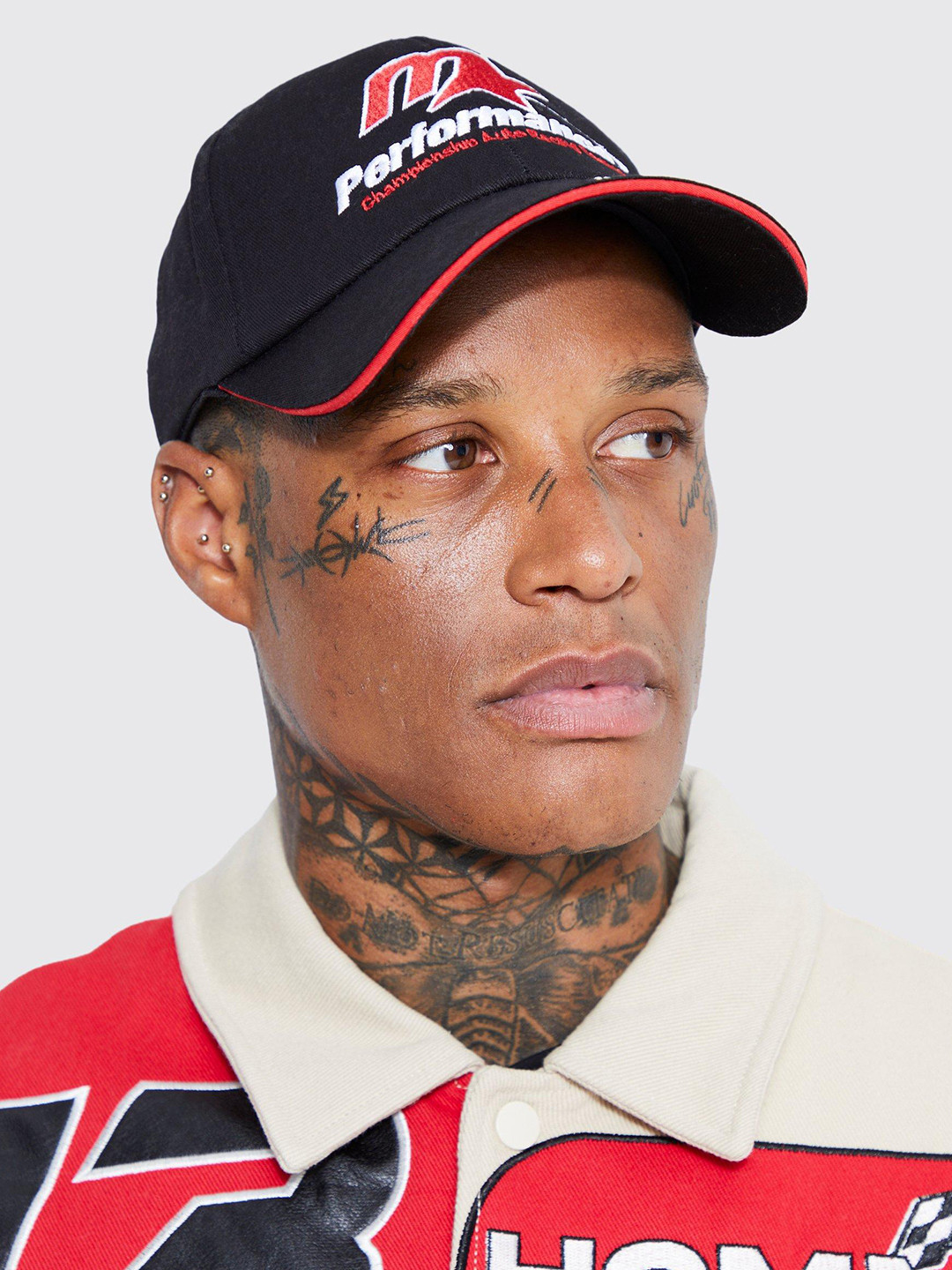 boohooMAN Embroidered Baseball Cap