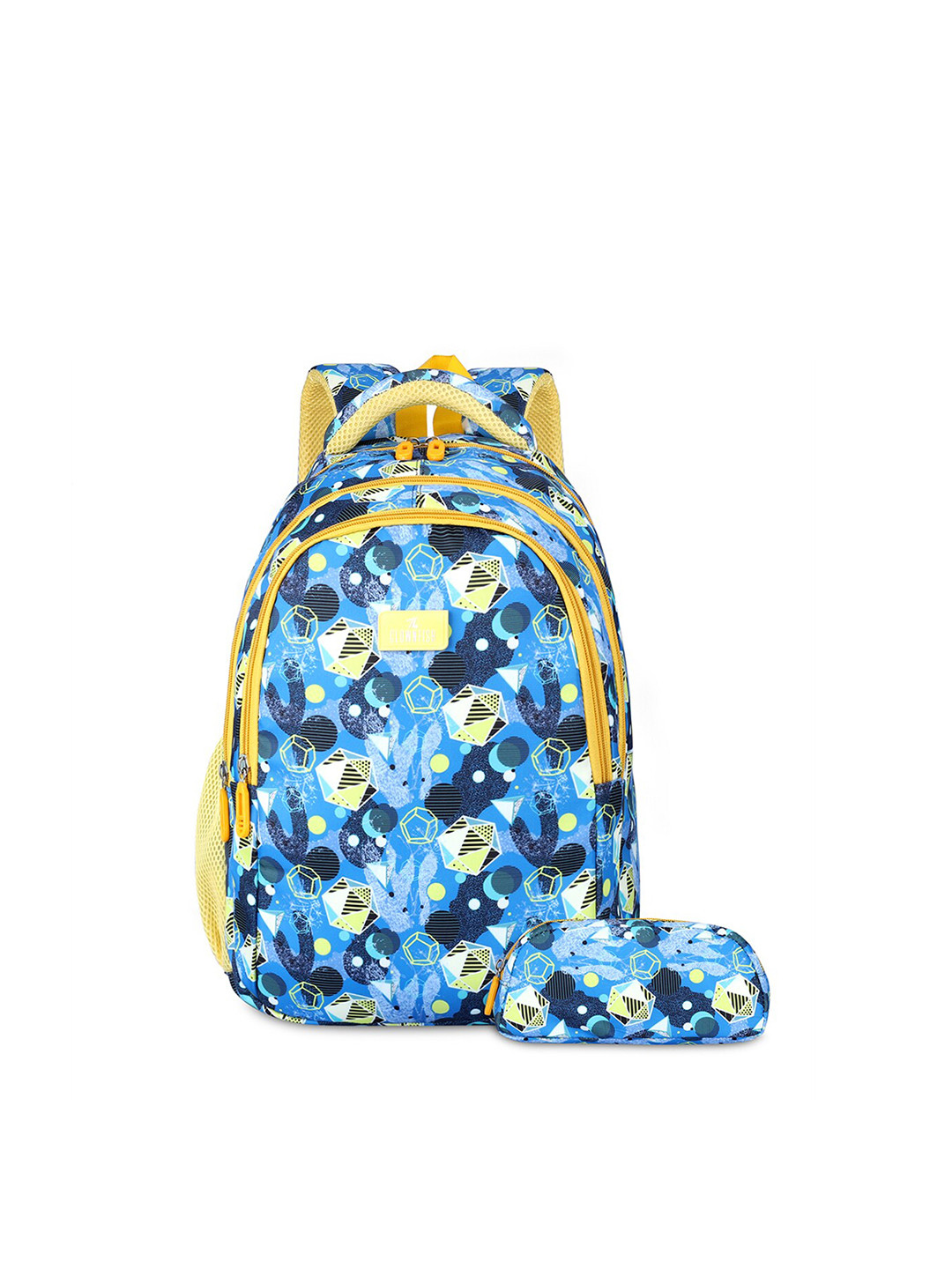 THE CLOWNFISH Scholastic Kids Printed Medium Backpack with Zip Pouch