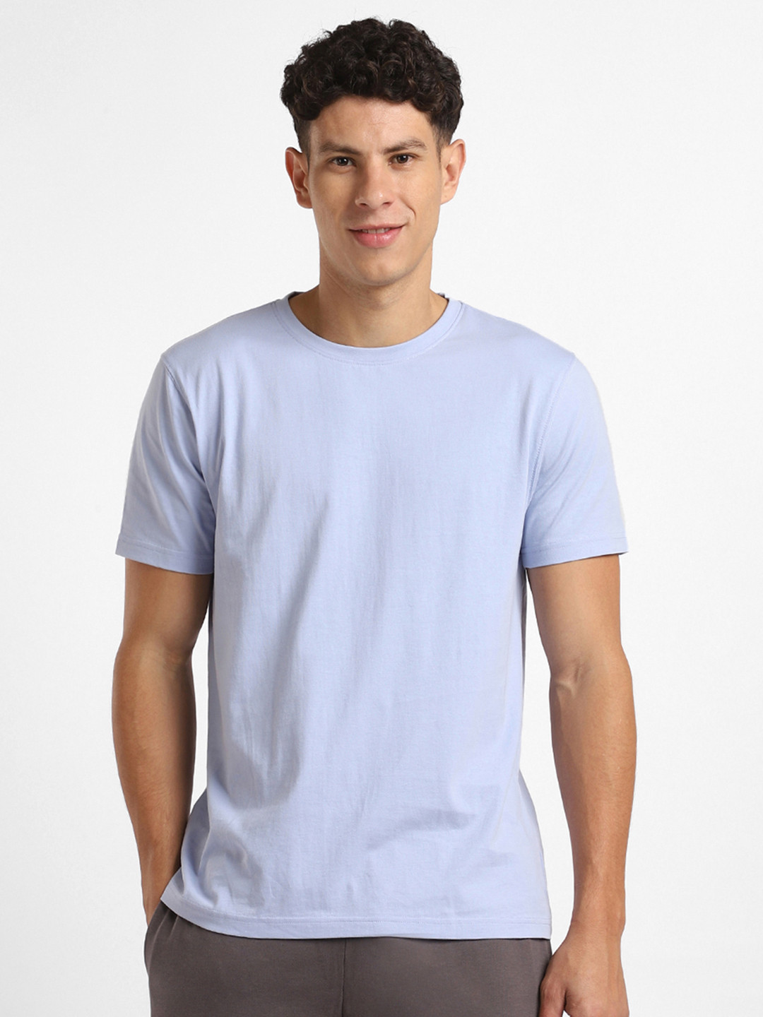 NOBERO Round Neck Cotton T-shirt