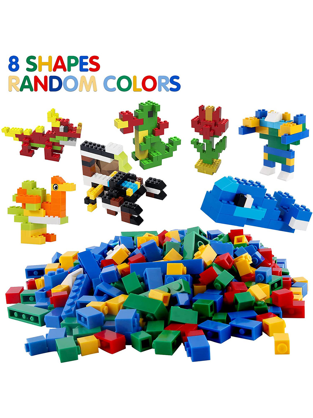 CHOCOZONE Kids 1000 Pieces Building Block Toys