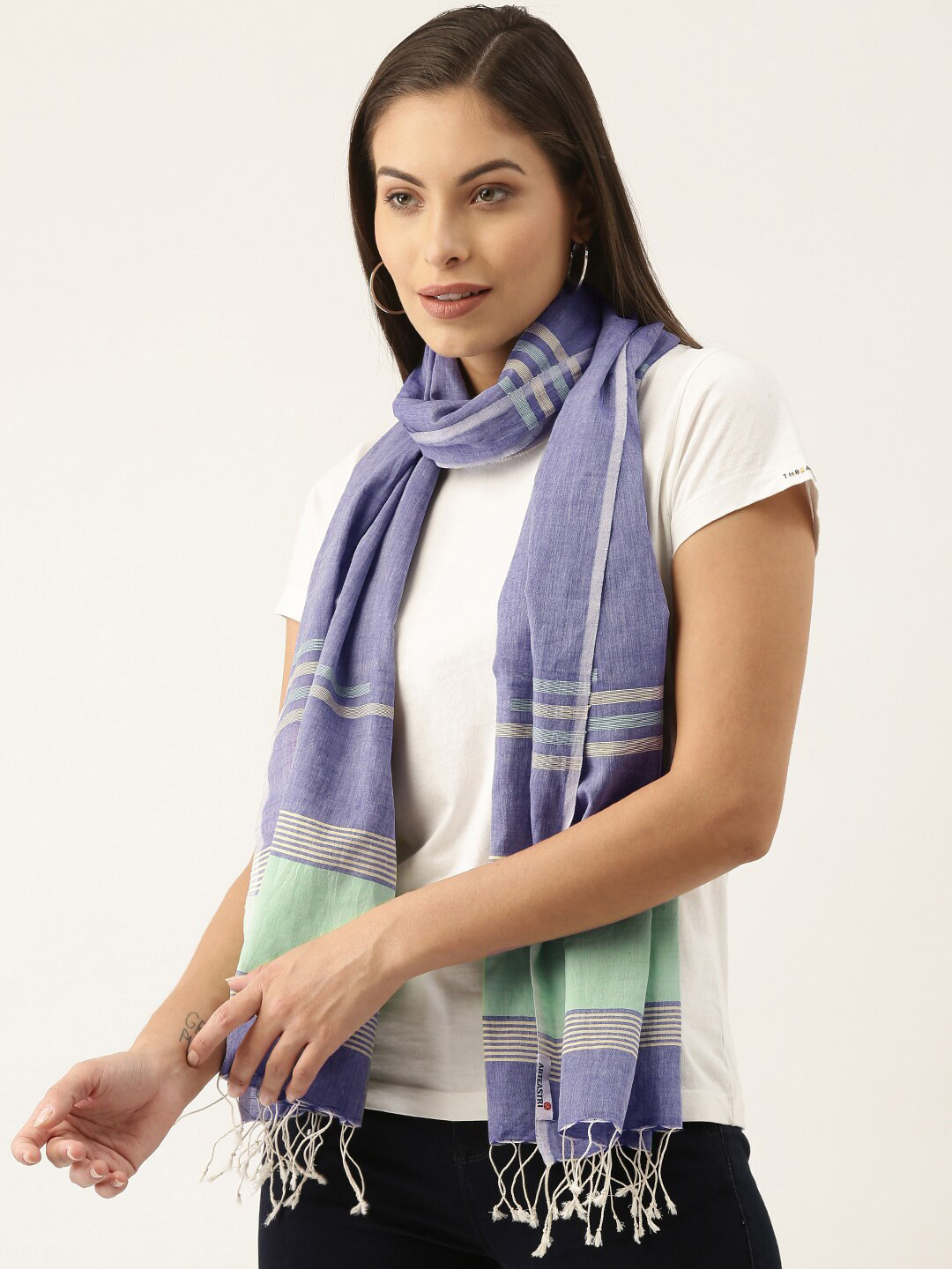 ArtEastri Woven Design Jamdani Cotton Stole