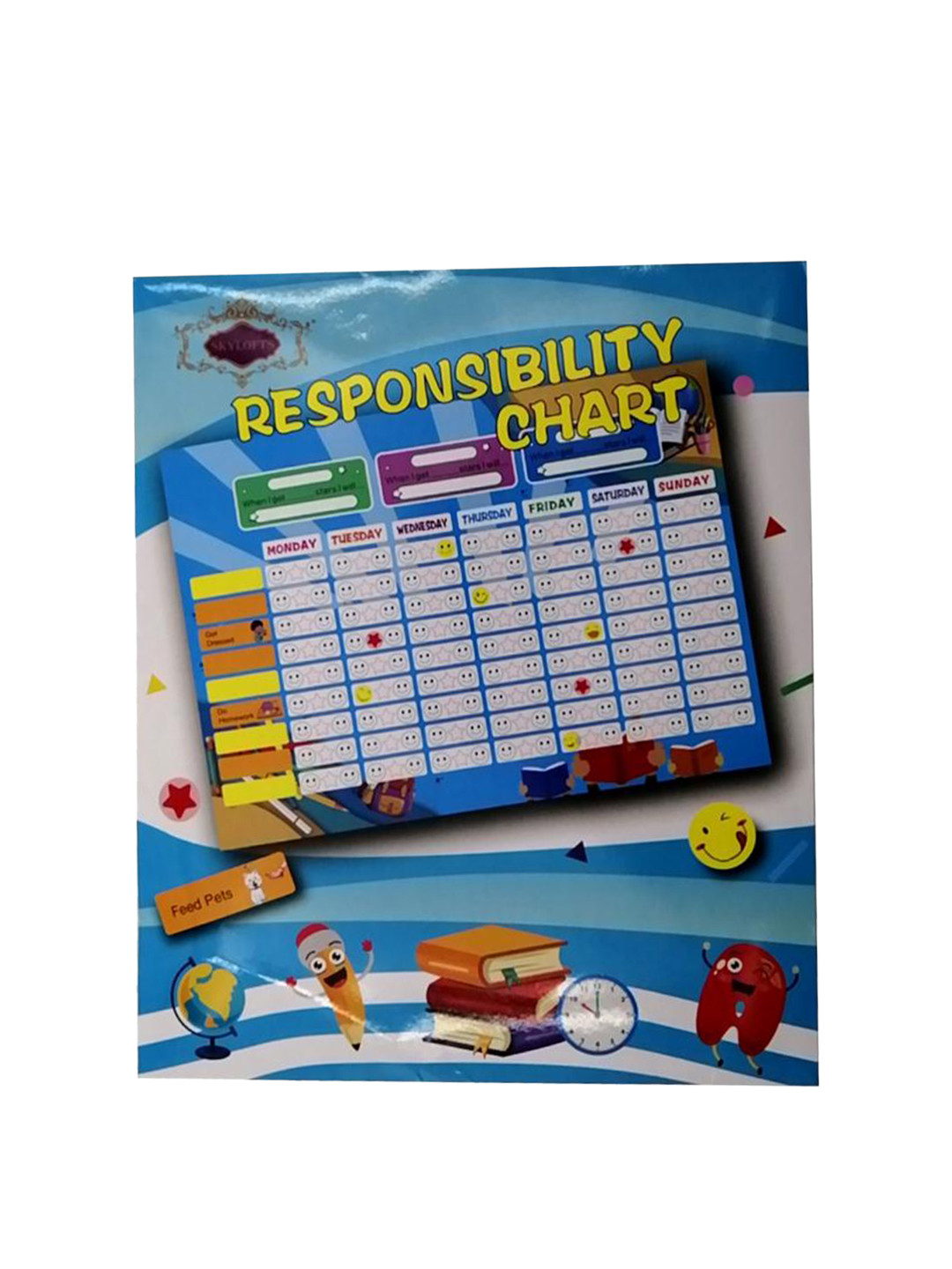 CHOCOZONE Kids Behaviour Reward Chart