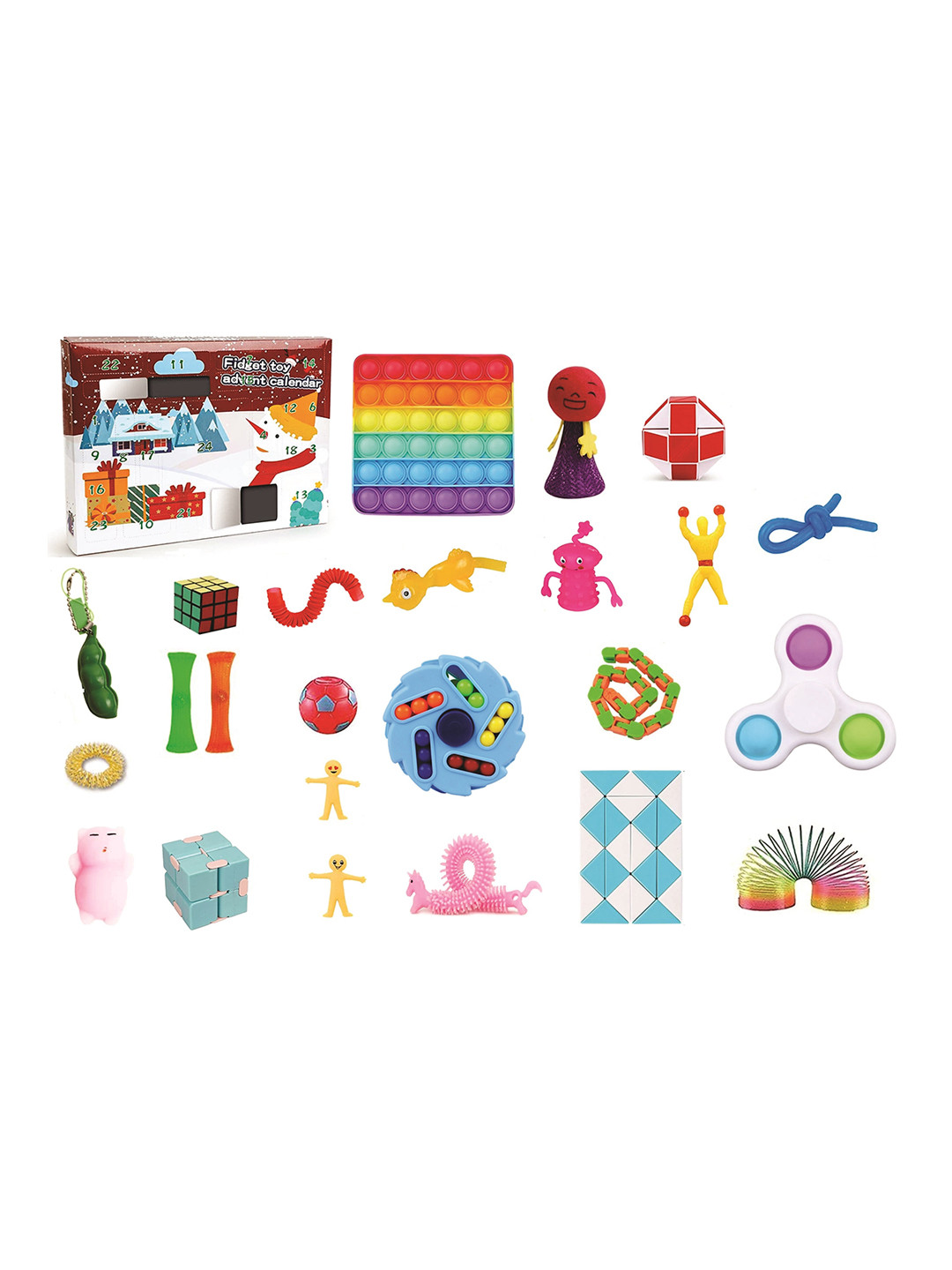 CHOCOZONE 25 Pieces Sensory Fidget Toy Set