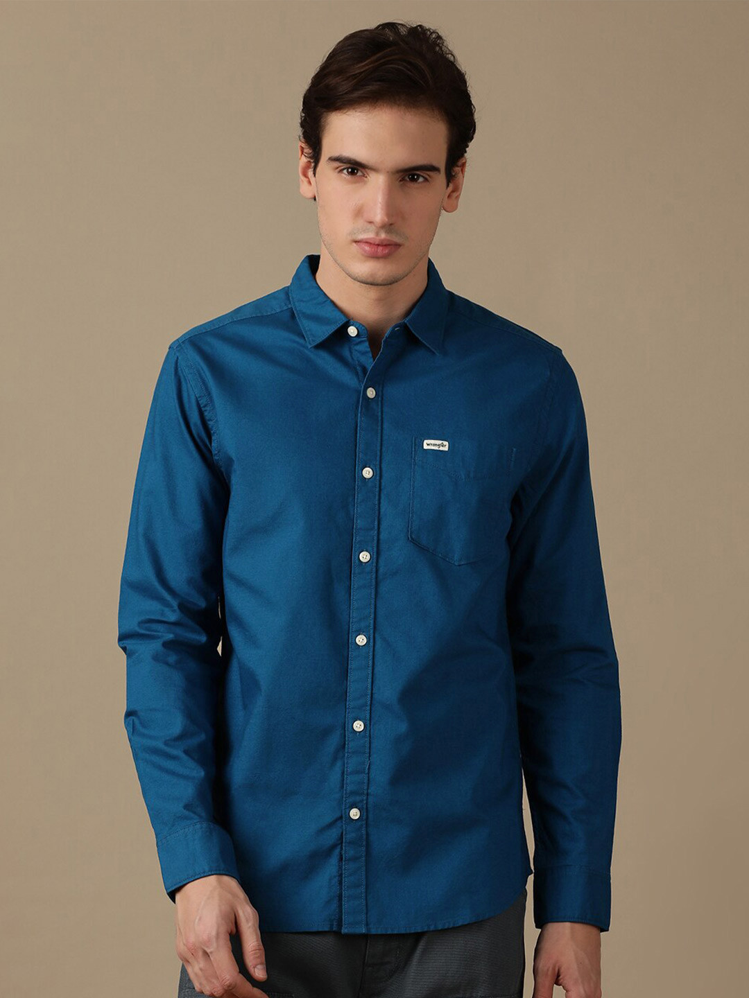 Wrangler Long Sleeves Cotton Casual Shirt