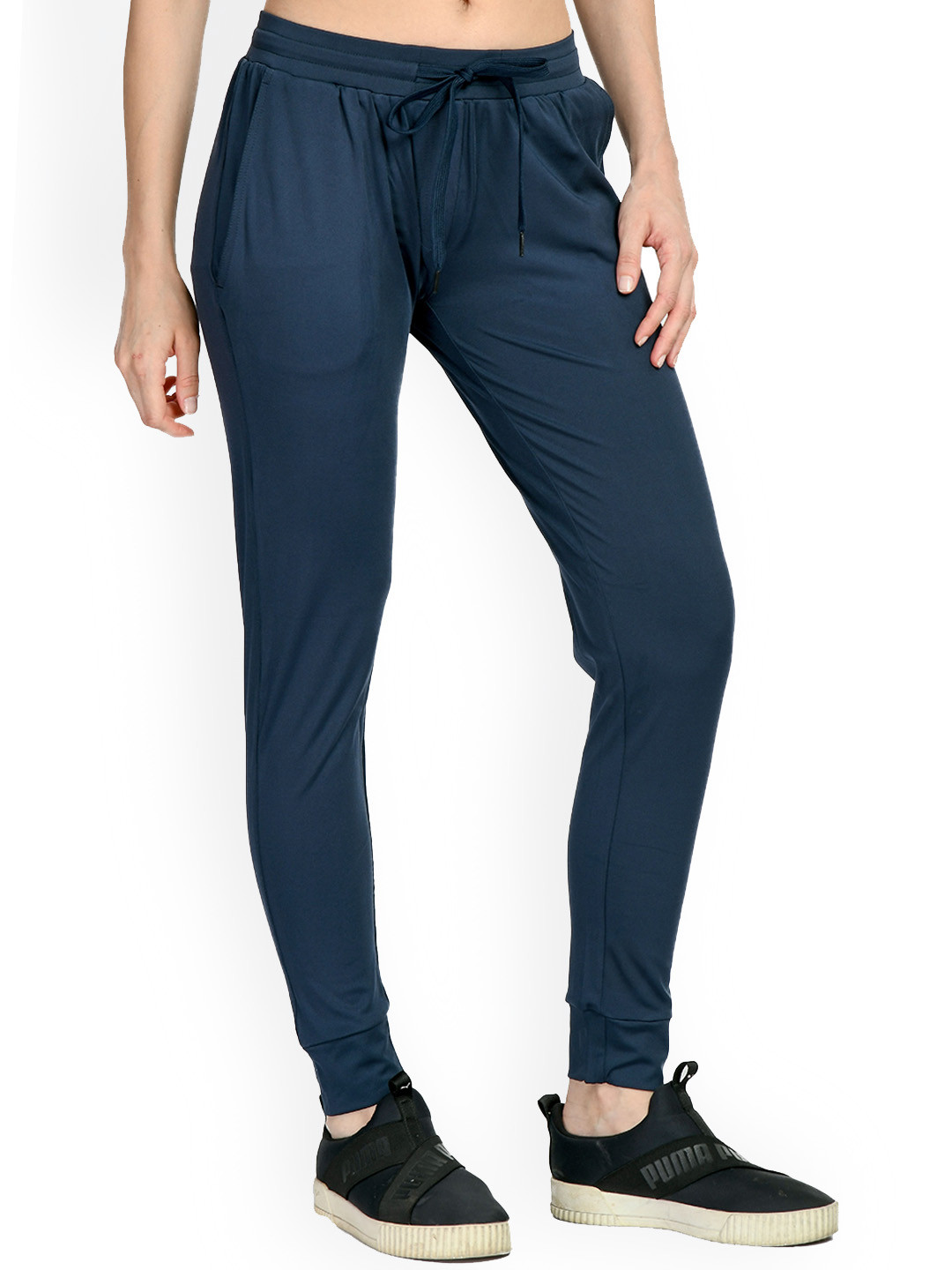 Body Smith Women Mid-Rise Relaxed-Fit Dry Fit Joggers