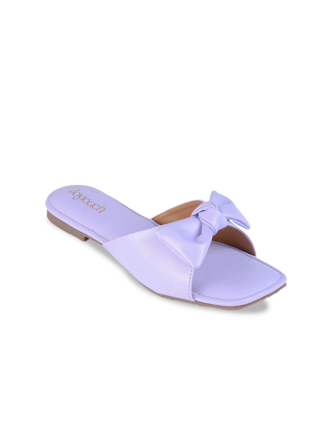 Joytouch Women Open Toe Flats with Bows