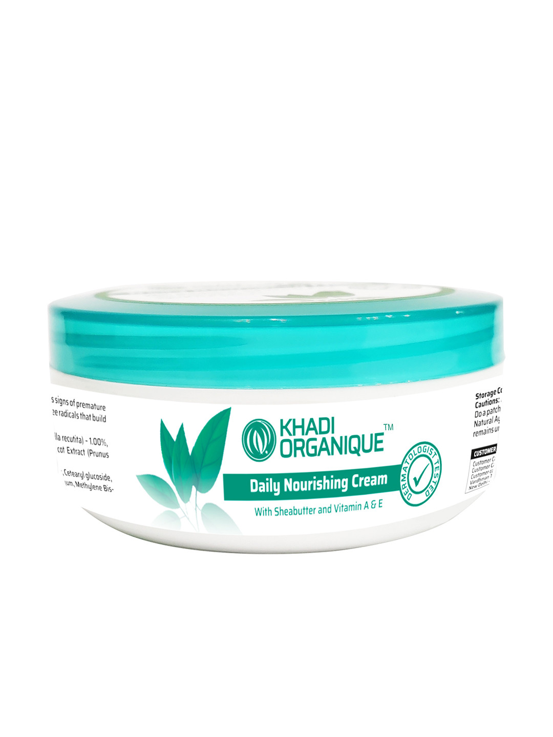 Khadi Organique Daily Nourishing Cream with Shea Butter & Vitamin A - 100 g