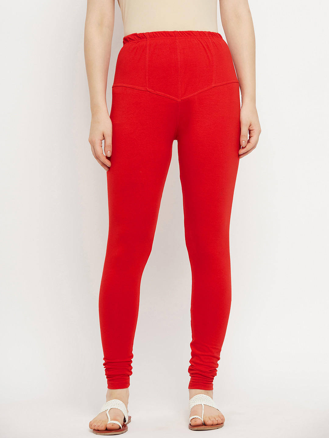 SECRETS BY ZEROKAATA Cotton Slim-Fit 4-Way Stretch Churidar