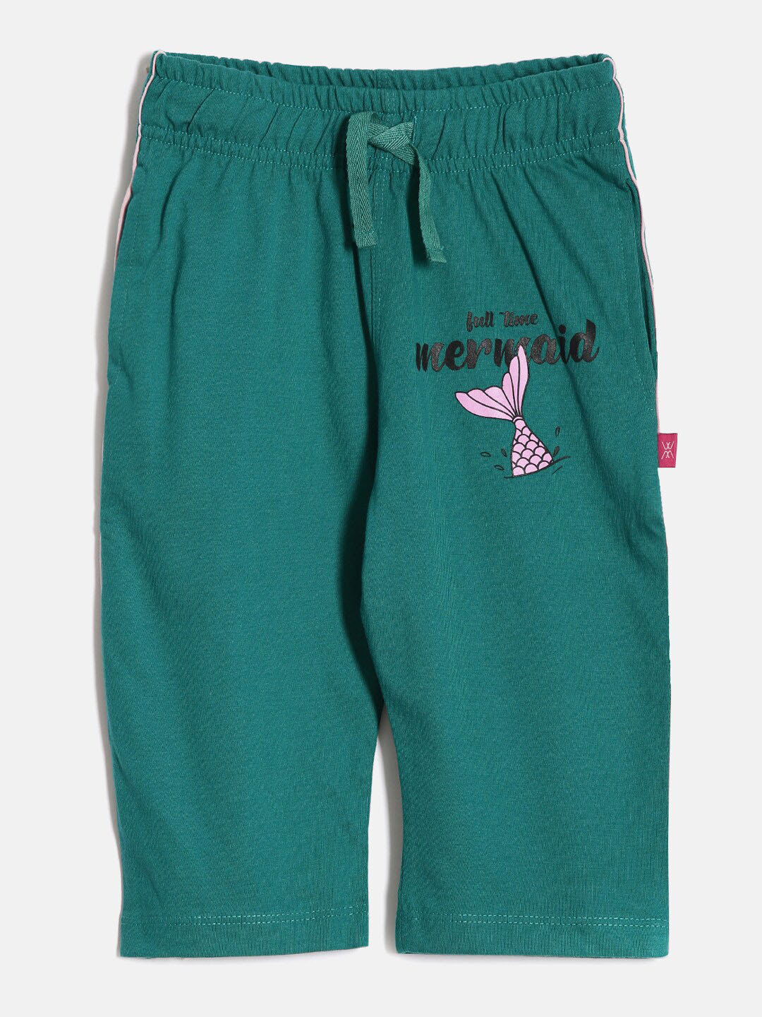 DIXCY SCOTT Slimz Girls Mid-Rise Printed Cotton Capris