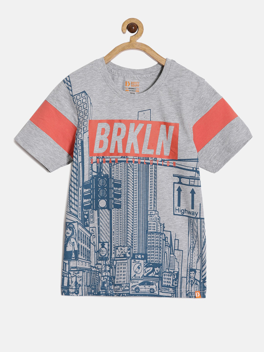 DIXCY SCOTT Boys Graphic Printed Cotton T-shirt