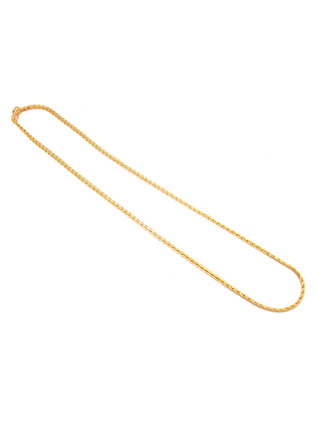 FEMMIBELLA Men Gold-Plated Flat Chain