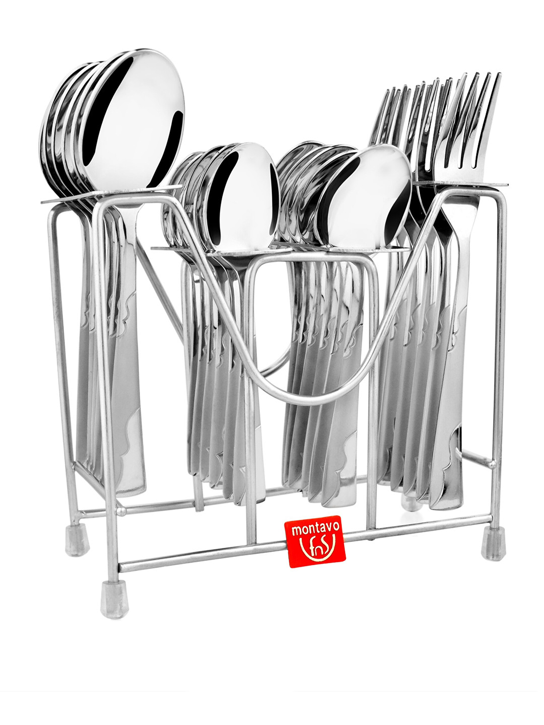 FNS Creta Stand 24-Pieces Stainless Steel Cutlery Set