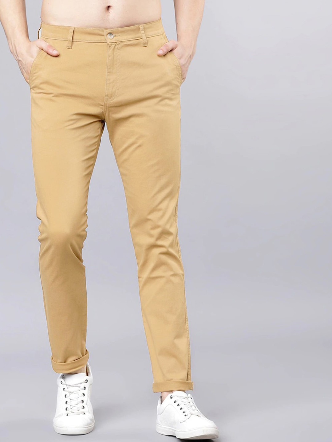FUBAR Men Comfort Easy Wash Chinos Trousers