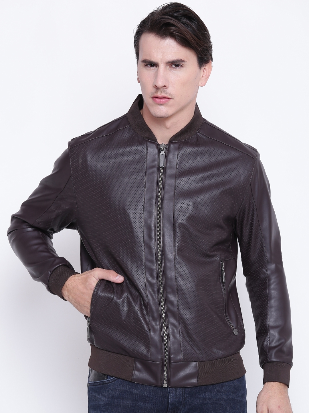 Blackberry leather shop jacket price