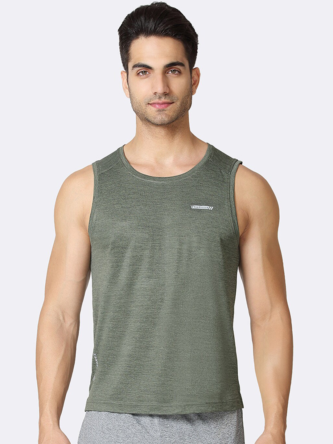 Van Heusen Innerwear Performance Men Swift Dry Odour Shield Gym Vest
