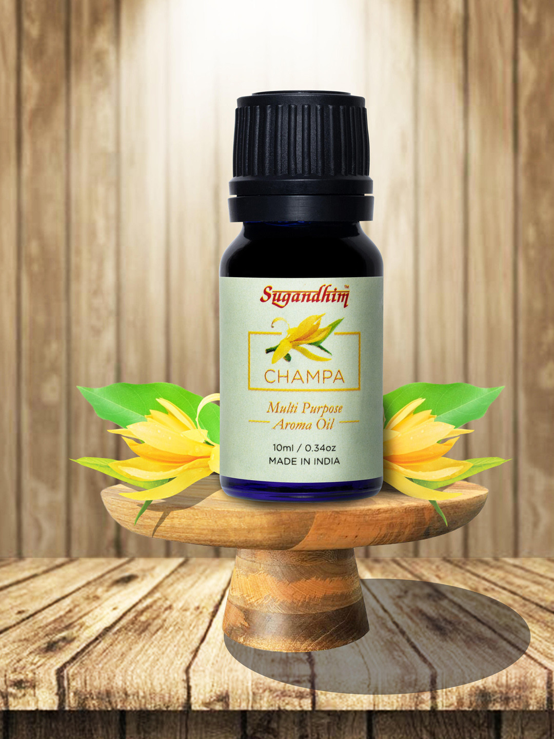 Sugandhim Champa Aroma Oil Soothing Floral Long Lasting Scent Multipurpose 100ml